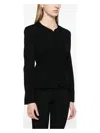 Emporio Armani Zipped Blazer Jacket In Black