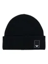Emporio Armani Navy Blue Beanie Hat