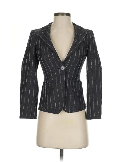Pre-owned Emporio Armani Wool Blazer Jacket In Gray