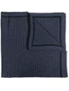 Emporio Armani Logo-print Fringed Scarf