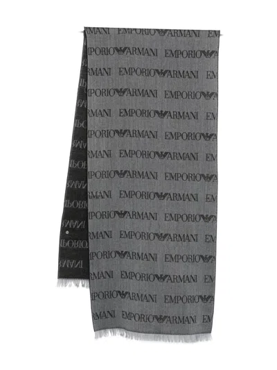 EMPORIO ARMANI WOOL BLEND SCARF