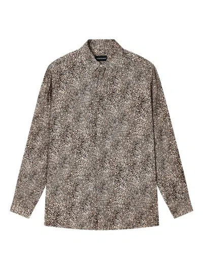 EMPORIO ARMANI EMPORIO ARMANI WOOL BLEND SHIRT