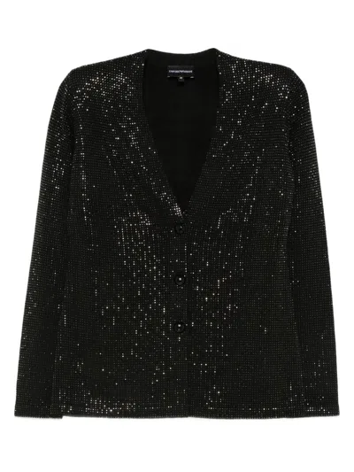 EMPORIO ARMANI EMPORIO ARMANI WOOL BLEND SINGLE-BREASTED JACKET