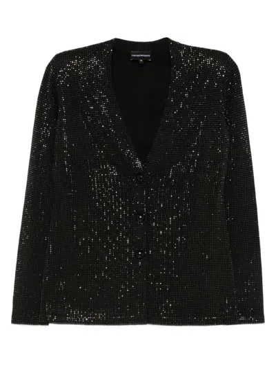 EMPORIO ARMANI EMPORIO ARMANI WOOL BLEND SINGLE-BREASTED JACKET