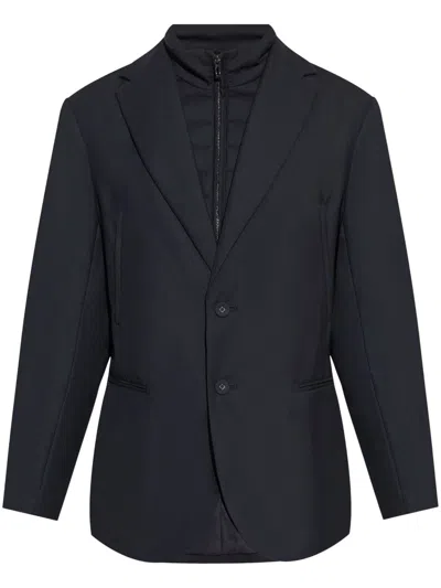 EMPORIO ARMANI WOOL BLEND SINGLE-BREASTED JACKET