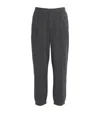Emporio Armani Wool-blend Straight Sweatpants In Grey