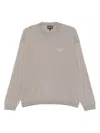 Emporio Armani Wool Blend Sweater In Grey