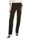 Shop Emporio Armani Wool-blend Trouser In Black