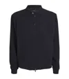 Emporio Armani Zip-up Blouson Jacket In Blue