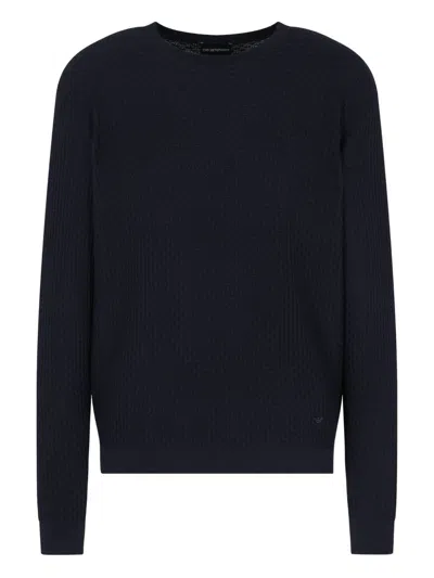 EMPORIO ARMANI EMPORIO ARMANI WOOL CREWNECK JUMPER