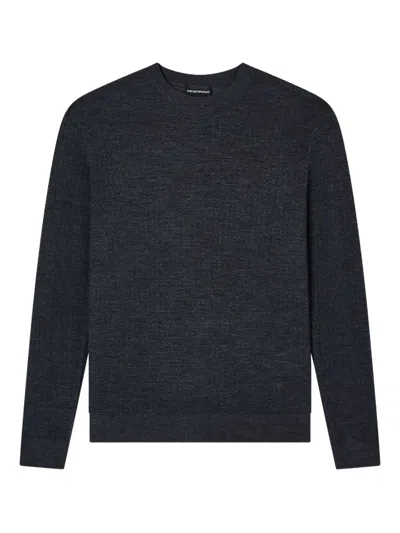 EMPORIO ARMANI EMPORIO ARMANI WOOL CREWNECK JUMPER