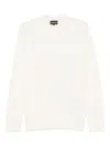 Emporio Armani Wool Crewneck Jumper In Neutral