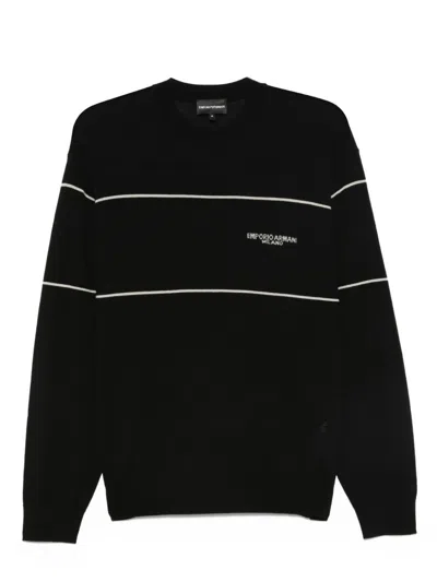 EMPORIO ARMANI WOOL CREWNECK JUMPER