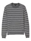 Emporio Armani Eagles Motif Jacquard Wool Sweater