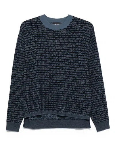 EMPORIO ARMANI EMPORIO ARMANI WOOL CREWNECK JUMPER