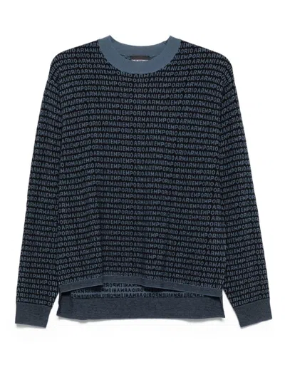 EMPORIO ARMANI EMPORIO ARMANI WOOL CREWNECK JUMPER