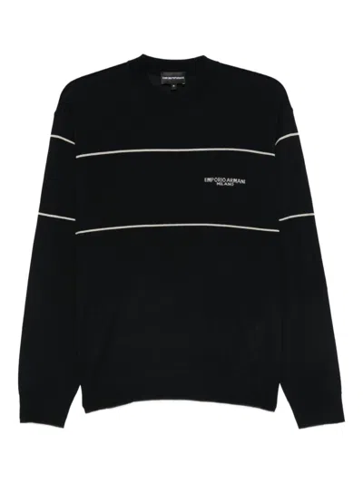 EMPORIO ARMANI EMPORIO ARMANI WOOL CREWNECK JUMPER