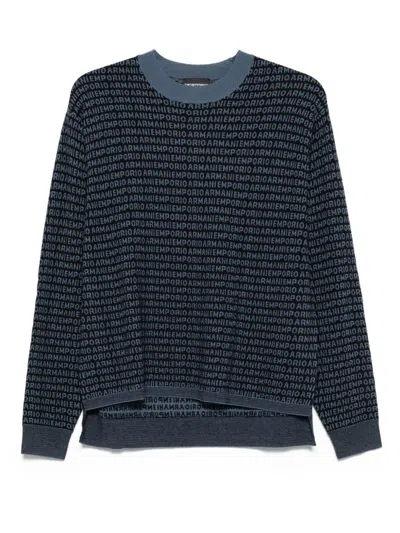 EMPORIO ARMANI EMPORIO ARMANI WOOL CREWNECK JUMPER