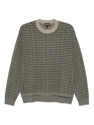 EMPORIO ARMANI EMPORIO ARMANI WOOL CREWNECK JUMPER