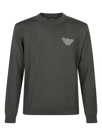 EMPORIO ARMANI EMPORIO ARMANI WOOL CREWNECK JUMPER