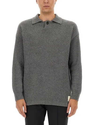 Emporio Armani Wool Jersey. In Gray