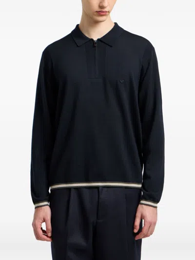 EMPORIO ARMANI EMPORIO ARMANI WOOL POLO SHIRT