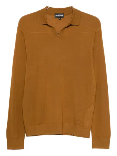 EMPORIO ARMANI EMPORIO ARMANI WOOL POLO SHIRT