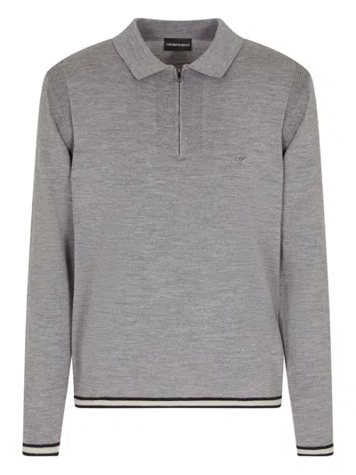 EMPORIO ARMANI EMPORIO ARMANI WOOL POLO SHIRT