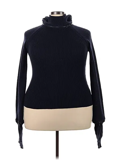 Pre-owned Emporio Armani Wool Pullover Sweater In Black