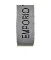 Emporio Armani Wool Scarf In Grey