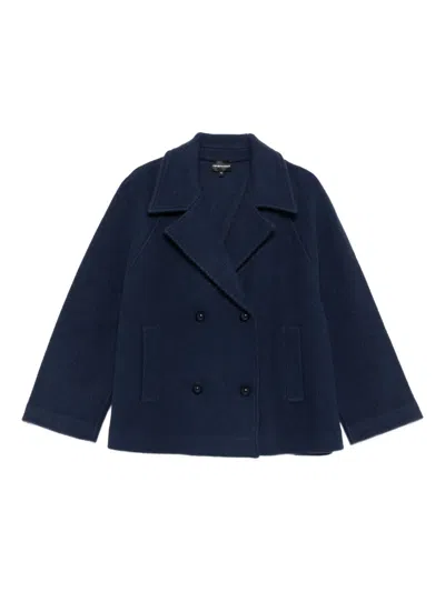 EMPORIO ARMANI EMPORIO ARMANI WOOL SINGLE-BREASTED COAT