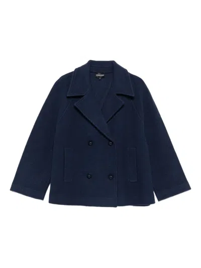 EMPORIO ARMANI EMPORIO ARMANI WOOL SINGLE-BREASTED COAT