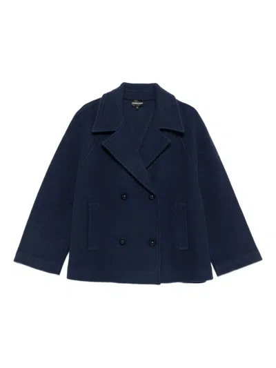EMPORIO ARMANI EMPORIO ARMANI WOOL SINGLE-BREASTED COAT