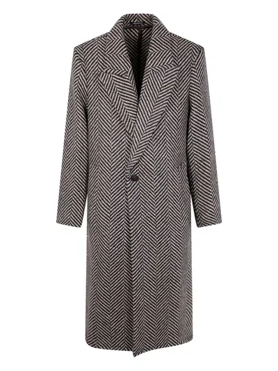 EMPORIO ARMANI EMPORIO ARMANI WOOL SINGLE-BREASTED COAT
