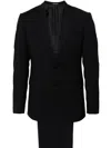 Emporio Armani Wool Single-breasted Suit In Animal Print