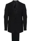 Emporio Armani Wool Single-breasted Suit In Blue