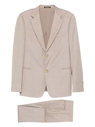 EMPORIO ARMANI EMPORIO ARMANI WOOL SINGLE-BREASTED SUIT