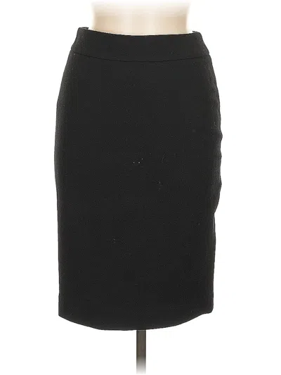 Pre-owned Emporio Armani Wool Skirt In Black