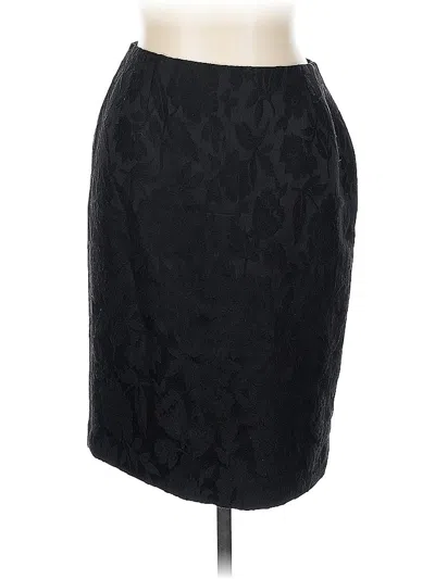 Pre-owned Emporio Armani Wool Skirt In Black