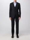 Emporio Armani Suit  Men Color Navy In Navy
