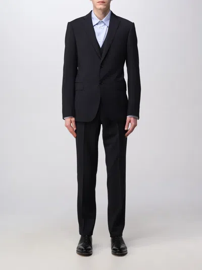 Emporio Armani Suit  Men Color Navy