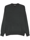 Emporio Armani Wool Sweater In Grey