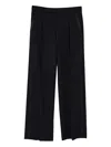 Emporio Armani Pleated Side-stripe Trousers