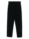 Emporio Armani Wool Trousers In Black