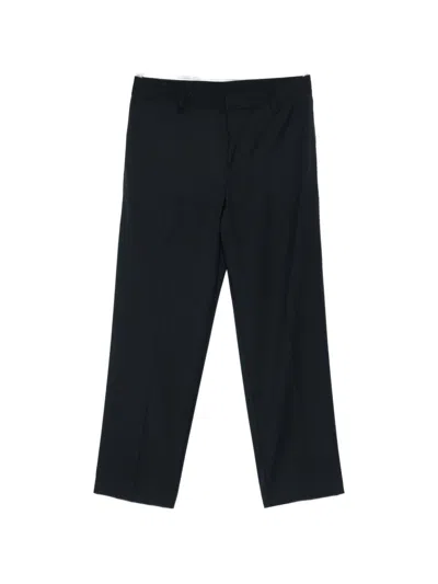 Emporio Armani Wool Trousers In Black
