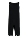 Emporio Armani Wool Trousers In Blue