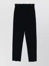 Emporio Armani Wool Trousers In Textured Fabric