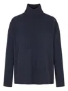 Emporio Armani Yak Wool Blend Sweater Woman In Blue