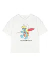 Emporio Armani X Smurfs Cotton T-shirt In White