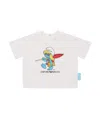 Emporio Armani The Smurfs-print T-shirt In White
